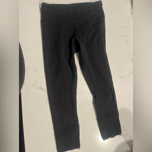 Lululemon leggings with Mesh Bottoms Size 4